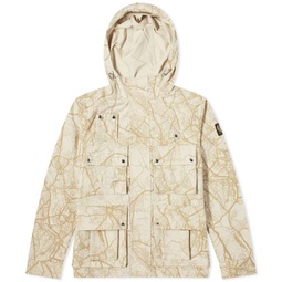 Belstaff Castmaster Map Parka Shell & Dark Sandstone