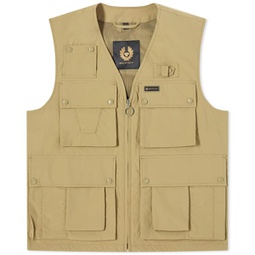 Belstaff Castmaster Shell Gilet Aloe