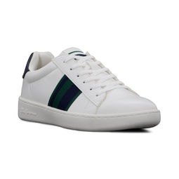 Mens Hampton Stripe Low Court Casual Sneakers from Finish Line