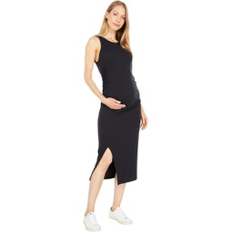 Womens Beyond Yoga Maternity Ease Into It Midi Tank Dress