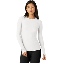 Womens Beyond Yoga Classic Crew Pullover