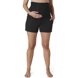 Beyond Yoga Cozy Fleece Maternity Fold-Over Shorts