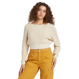 Juniors Sun Soaked Cropped Sweater