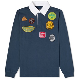 Billionaire Boys Club Patches Rugby Shirt Navy