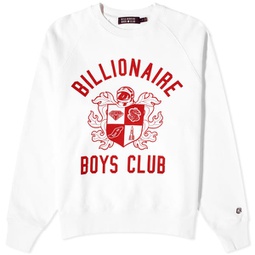Billionaire Boys Club Crest Logo Sweatshirt White