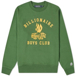 Billionaire Boys Club Campfire Crew Sweat Green