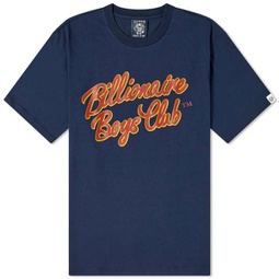 Billionaire Boys Club Script Logo T-Shirt Navy