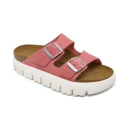 Womens Arizona Chunky Suede Leather Platform Sandals from Finish Line