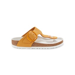 Gizeh Wide Fit T Strap Leather Sandals