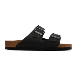 Black Regular Arizona Soft Footbed Sandals 231513M234005