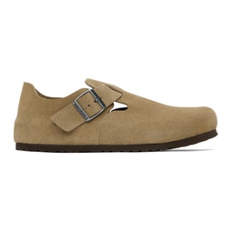 Taupe Regular London Loafers 241513M231000