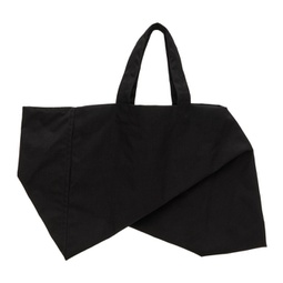 Black Large Folded Tote 231935M172000