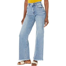 Womens Blank NYC High-Rise Wide Let Sustainable Jeans in Say Something