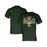 Mens Green Baylor Bears 2021 Big 12 Football Conference Champions Locker Room T-shirt
