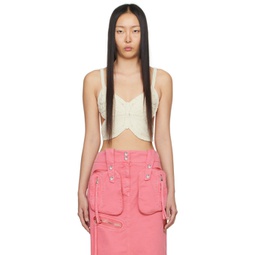 Off-White Butterfly Tank Top 241901F111008