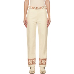 Off-White Rose Garland Trousers 241169F087010