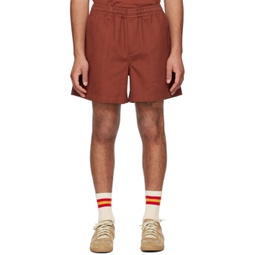 Brown Rugby Shorts 231169M193010