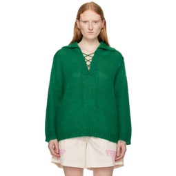 Green Alpine Sweater 241169F108009