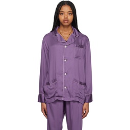 Purple Amethyst Pyjama Shirt 231169F109044
