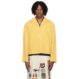 Yellow Wisteria Jacket 241169M180016