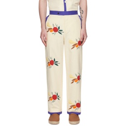 Off-White Fruit Bunch Trousers 232169M191004