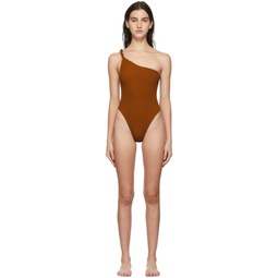 Brown Kate Bock Edition Oscar One-Piece Swimsuit 221559F103001