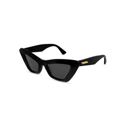 Minimalist 53MM Cat Eye Sunglasses