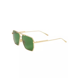 60MM Trapezoid Sunglasses