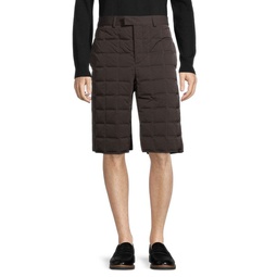 Padded Flat-Front Shorts