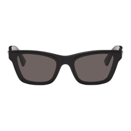 Black Cat-Eye Sunglasses 241798M134004