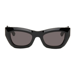 Black Cat-Eye Sunglasses 241798M134055