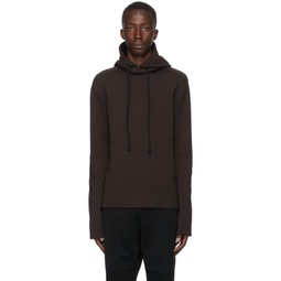 Brown Double-Face Hoodie 202798M202267