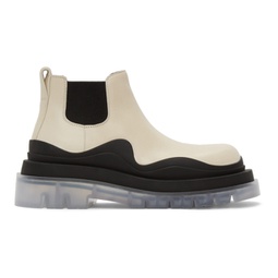 Off-White Low The Tire Chelsea Boots 211798F113006