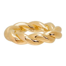 Gold Twist Ring 212798M163119