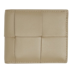 Taupe Intrecciato Bifold Wallet 212798M164352