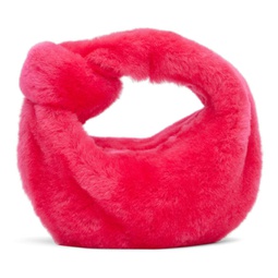 Pink Shearling Mini Jodie Bag 212798F048056