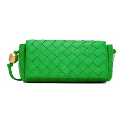 Green Pouch On Strap Bag 222798F048071