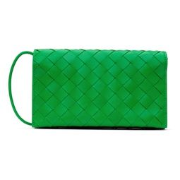 Green Wallet On Strap Bag 222798F048051