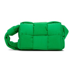Green Mini Cassette Shoulder Bag 221798F048119