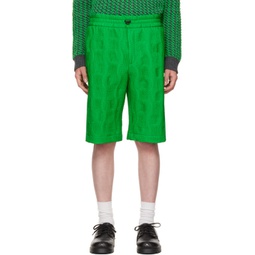 Green Insulated Shorts 222798M193000