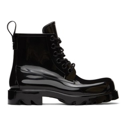 Black Stride Ankle Boots 212798F113023