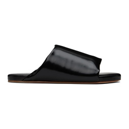 Black Padded Mules 231798M234002