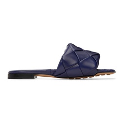 Blue Lido Flat Sandals 231798F124000