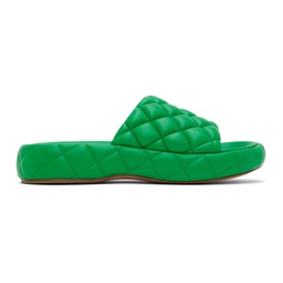 Green Padded Sandals 222798F124006