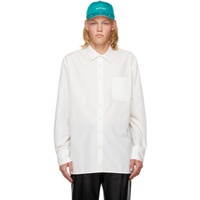 SSENSE Exclusive White Button Shirt 222154M192013