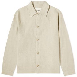 Brams Fruit Linen Overshirt Beige