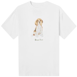 Brams Fruit Beagle Aquarel T-Shirt White