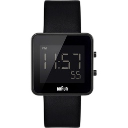 Braun Mens BN0046BKBKG Digital Digital Display Quartz Black Watch