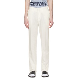 Off-White Creased Trousers 231959M191000