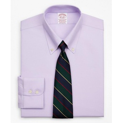 Stretch Madison Relaxed-Fit Dress Shirt, Non-Iron Royal Oxford Button-Down Collar